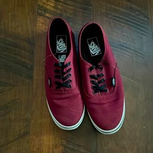 Lightly used burgundy vans